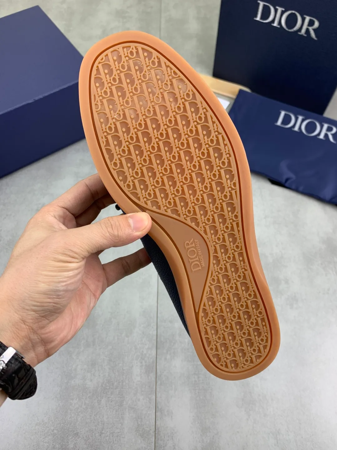 Men's Men's Shoes 💰P580 New Niuli💰High Version 💎💎💎Dior Original! Top Italian purchasing agent! Men's high-top business casual leather shoes, original imported calfskin upper, oiled edges, ultimate texture, gentleman style, imported cowhide lining inside, top-quality original Italian rubber outsole, first-class workmanship, top quality! Size: 39-44 (45 customized)